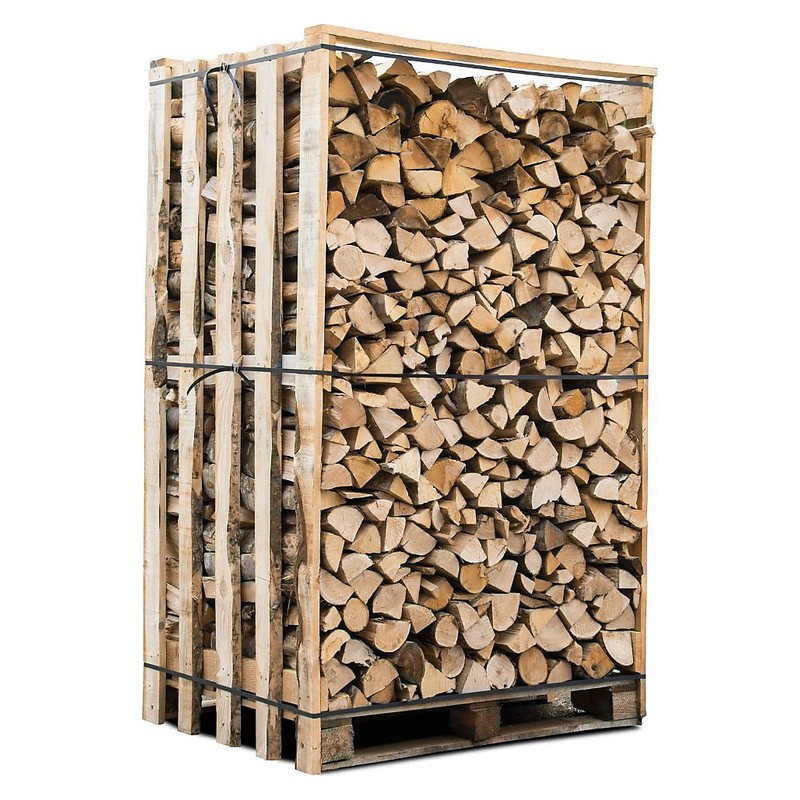 Sec étuvé – Bûches de feuillus 30 cm, box de 3 stères (2,1 m³)