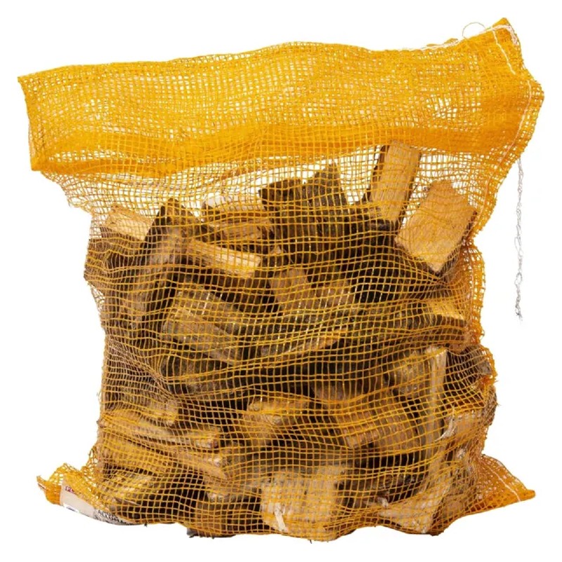 Bois séché en petites sections – Allumage Flamino, filet de 20 L