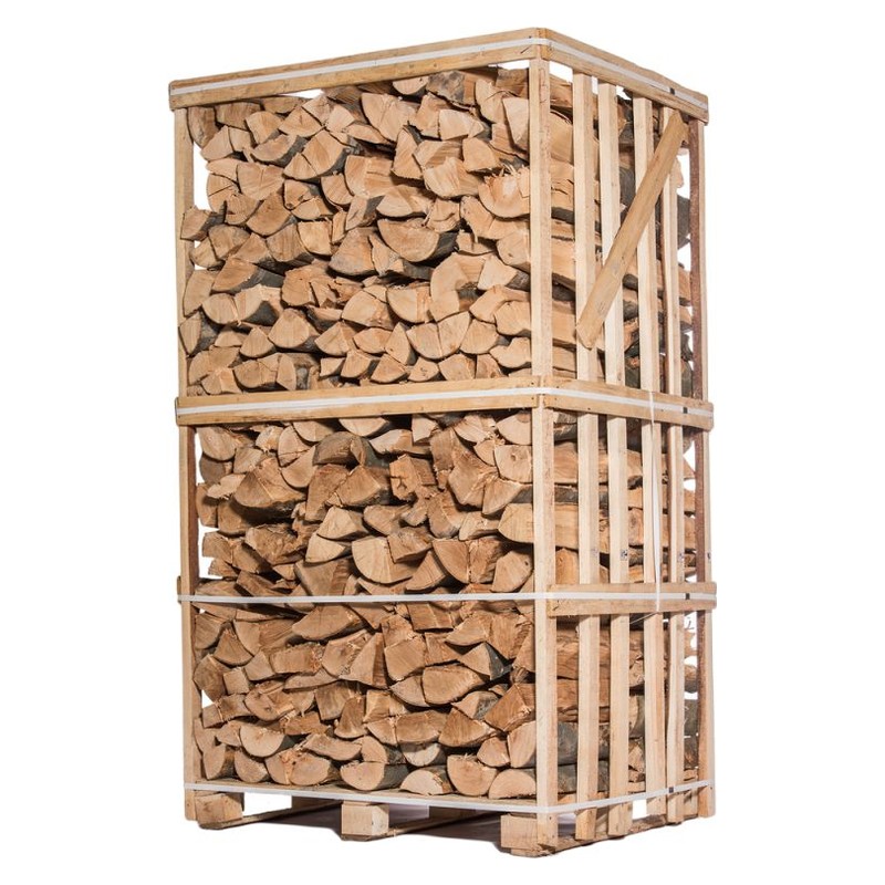Sec étuvé – Bûches de feuillus 50 cm, box de 2,5 stères (2,1 m³)
