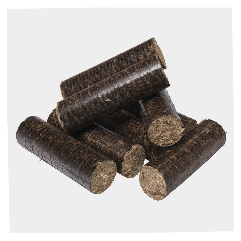Sans liant ni additif – Bûches de bois densifié Woodstock, sac de 8 bûches, 12 kg
