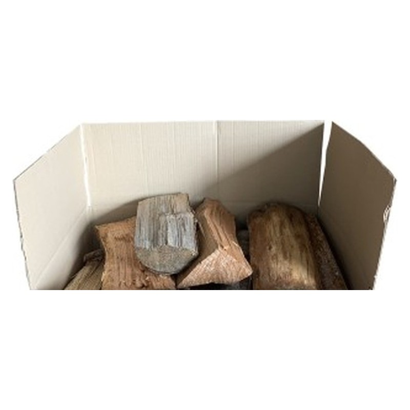 Séché environ 18 mois – Bûches de feuillus durs 25 cm, lot de 28 kg