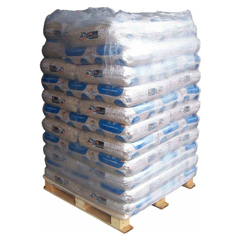 DINplus / NF, 5 kWh/kg – Granulés Woodstock, 2 palettes de 66 × 15 kg (1980 kg)