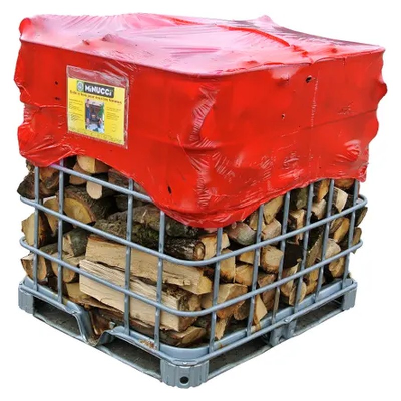 Bois fendu et rangé – Bûches Minucci 33 cm, palette de 1,7 stère