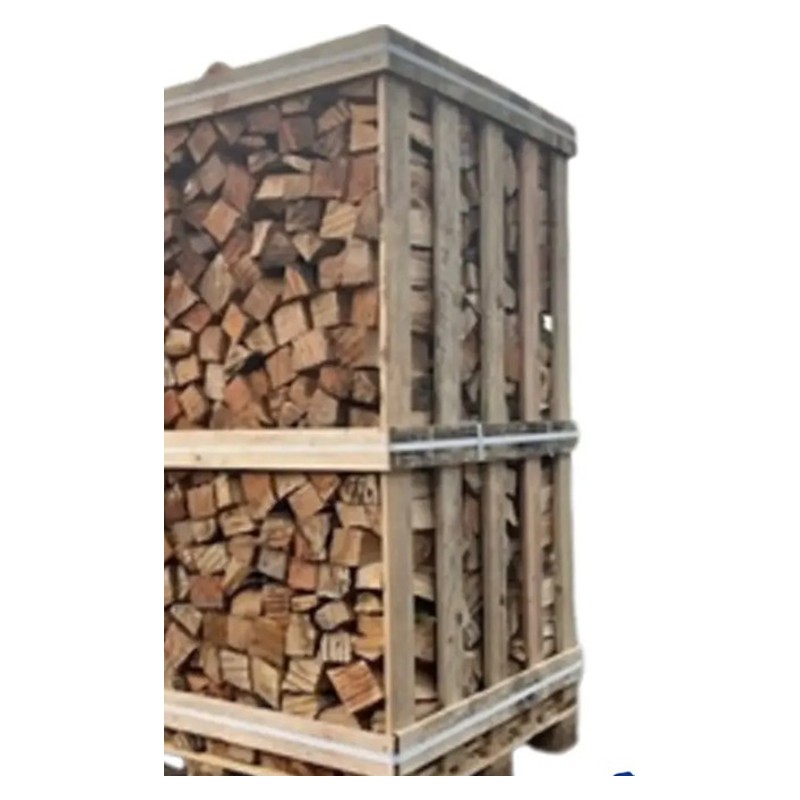Séchage naturel à l'air libre – Bûches 30 cm, palette box 3 stères (2 m³)