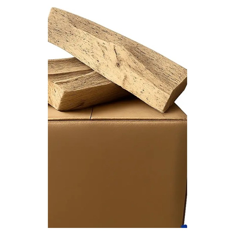 Sec étuvé – Bûches de 30 cm fendues, carton de 35 L