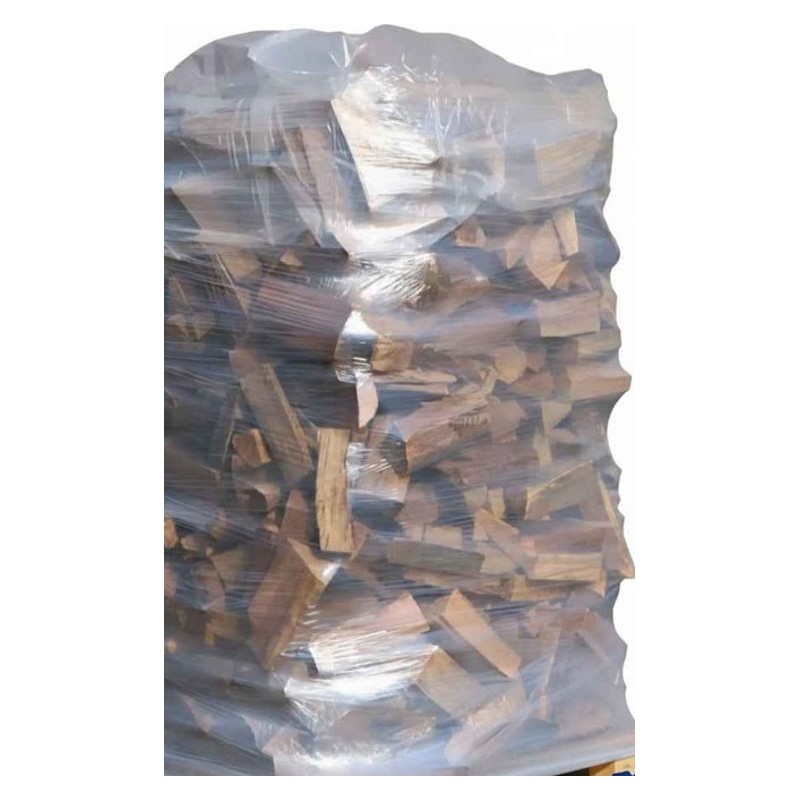 Sec étuvé – Bûches de feuillus 25 cm, palette filet de 2 m³